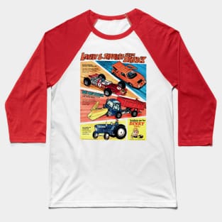 Vintage Latest and Zippiest Die Cast Car Baseball T-Shirt